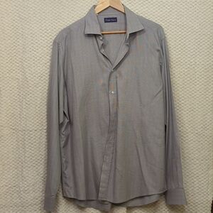 Ralph Lauren Purple Label Dress Shirt Mens XL - Gray